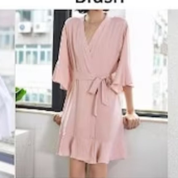 Blush Bridal/Bridesmaid Robe - Picture 1 of 3